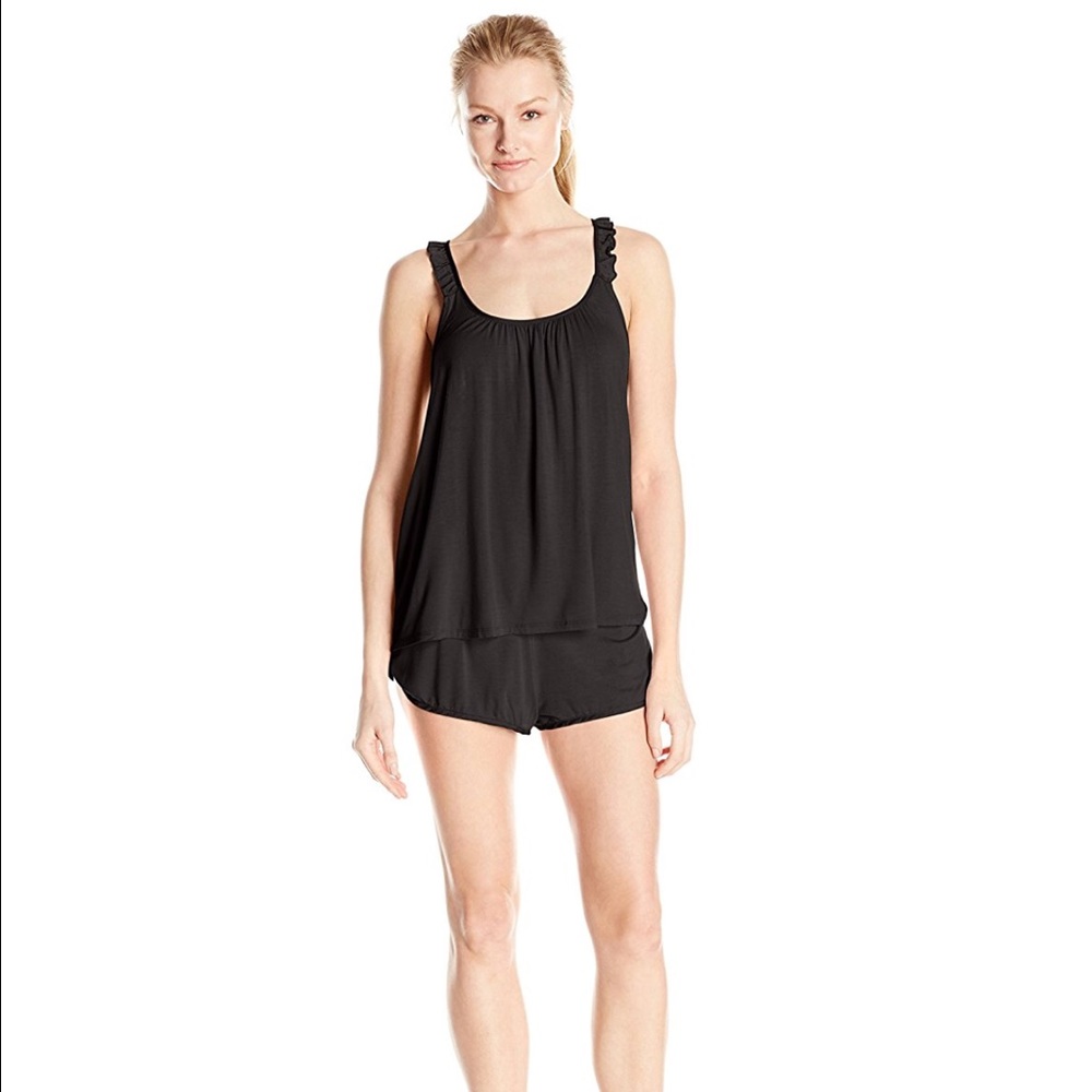 Betsy Johnson rayon knit pj top